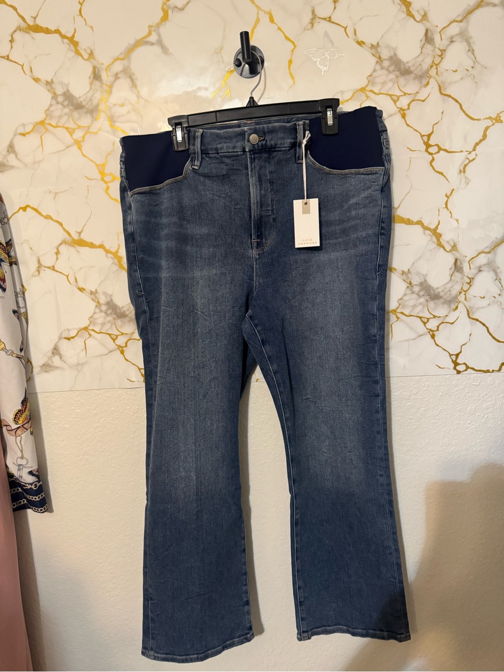 Women’s Dark Blue Maternity Stretch Jeans
